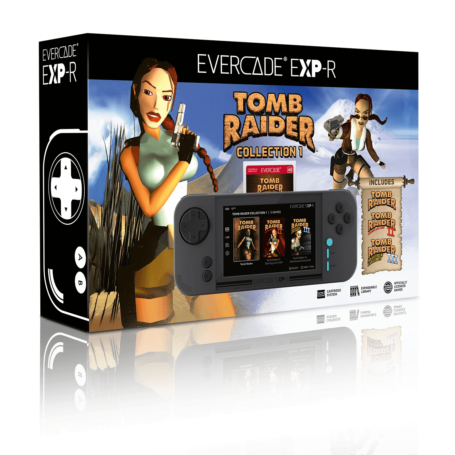 Blaze Evercade EXP-R Console – Tomb Raider Collection 1 Edition - Image 2
