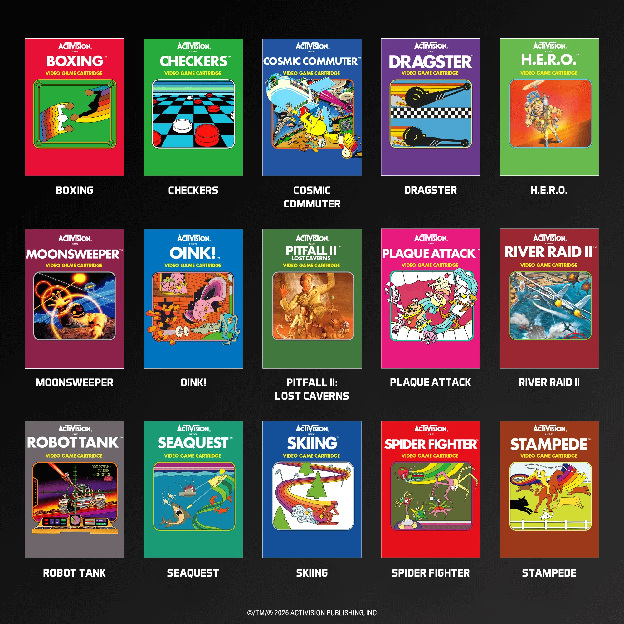 Evercade Bundle: #50 Activision Collection 2 + #51 Mega Cat Studios Collection 3 + Retro Pop Shirt - Image 11