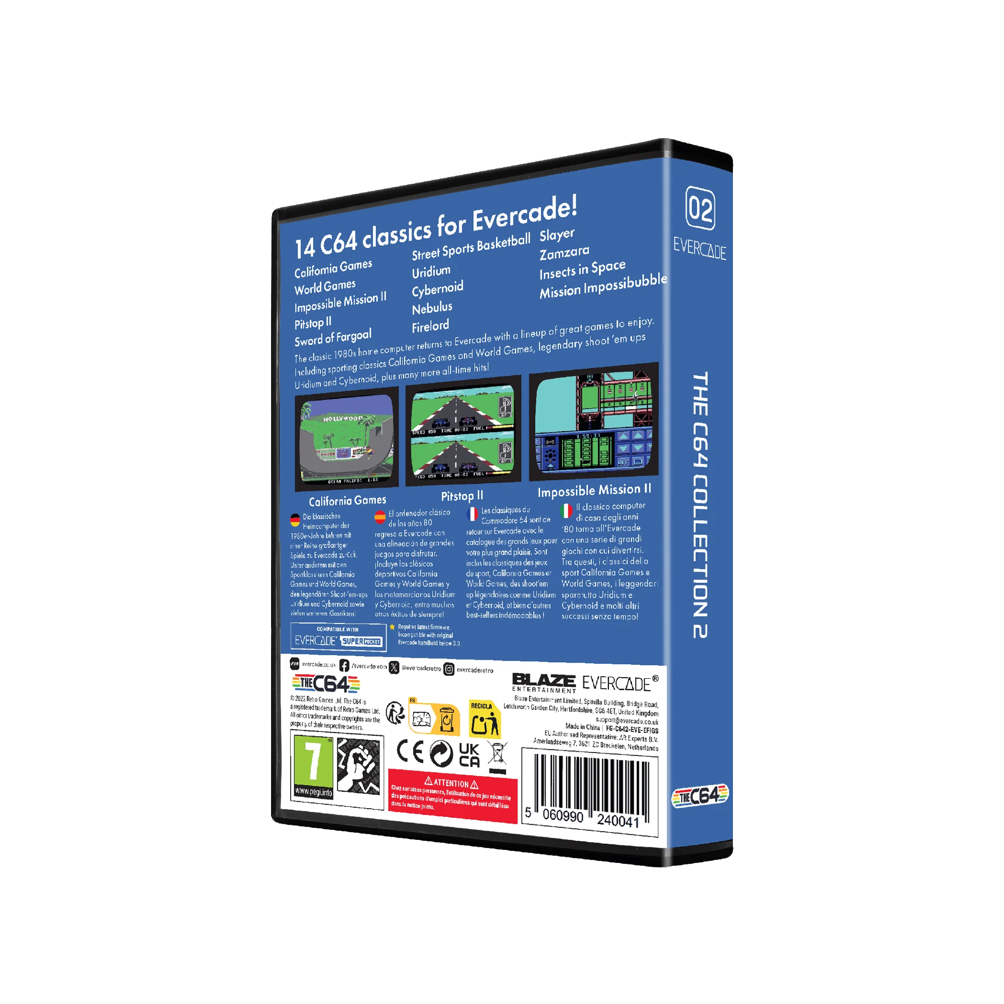 Evercade Cartridge #C02 - THEC64 Collection 2 - Image 2