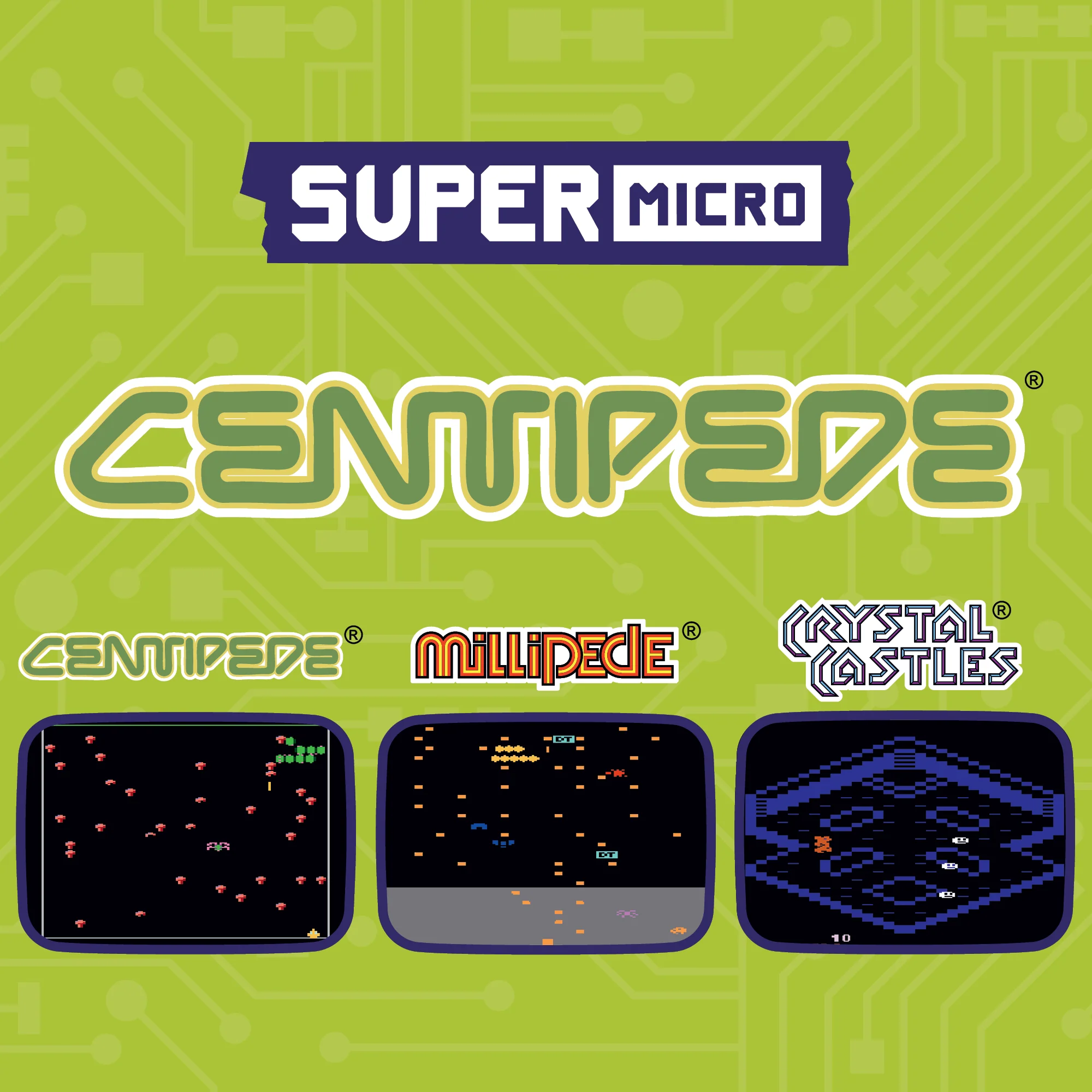 Super Micro Atari Retro Playable Gaming Keychain – Centipede, Millipede and Crystal Castles - Image 6